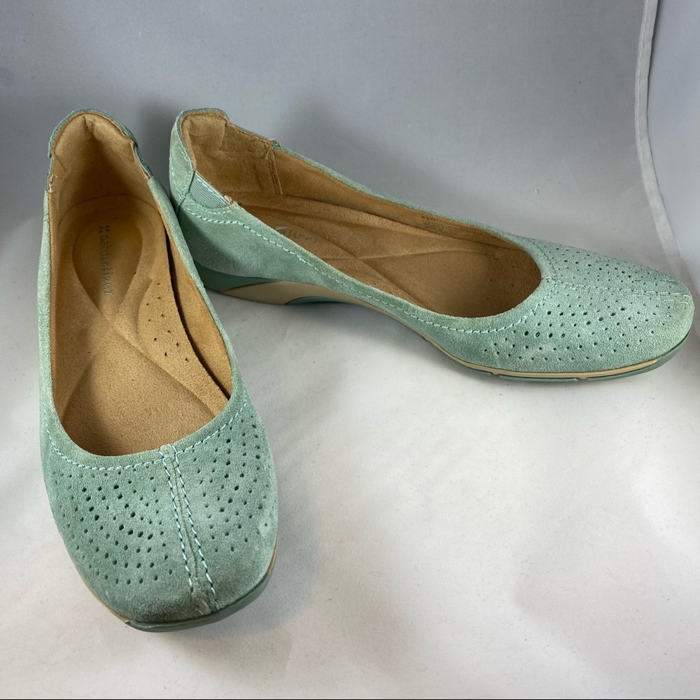 Naturalizer turquoise mint leather suede narrow - Picture 6 of 9
